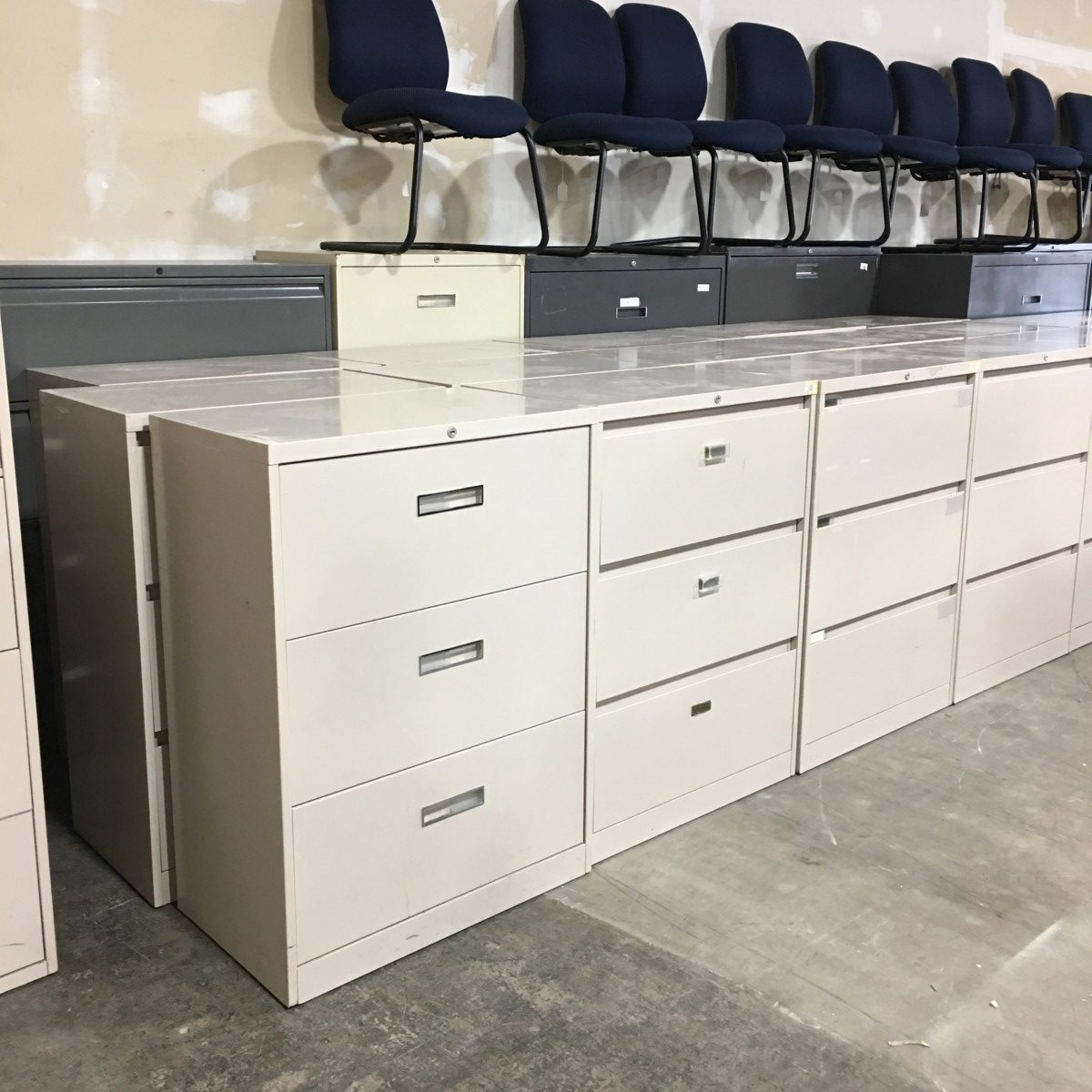 Used Steelcase 3 Drawer Lateral File Cabinets 150 Better Office