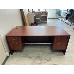 72x30" Cherry Laminate Desk - Image 3
