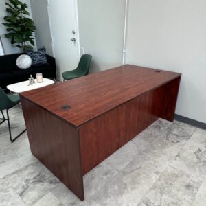 72x30" Cherry Laminate Desk - Image 2