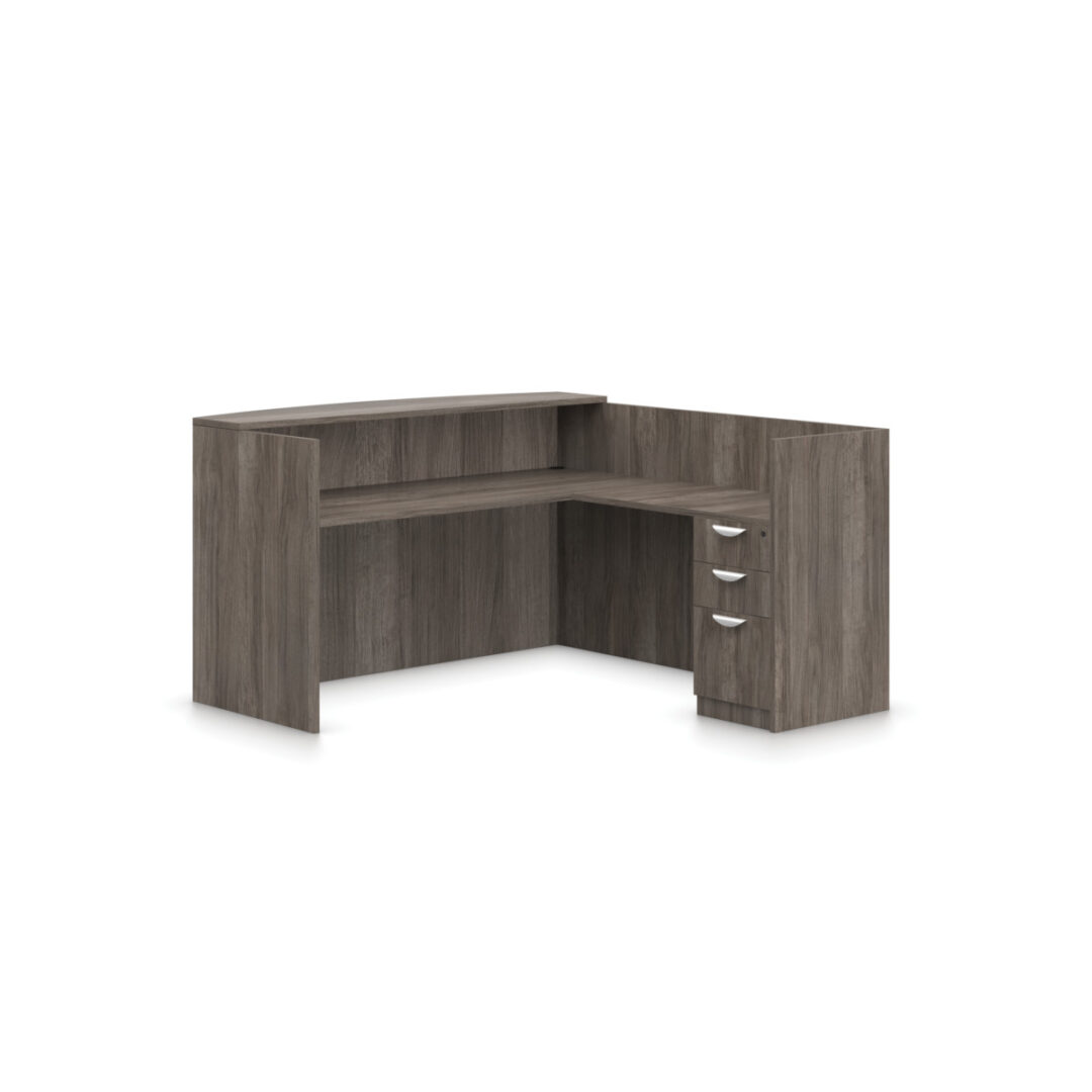 SL Desk Layout O, Reception L-Desk $1,555 | Better Office Furniture