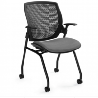 Global Roma 1899 Mesh Back Nesting Arm Chair