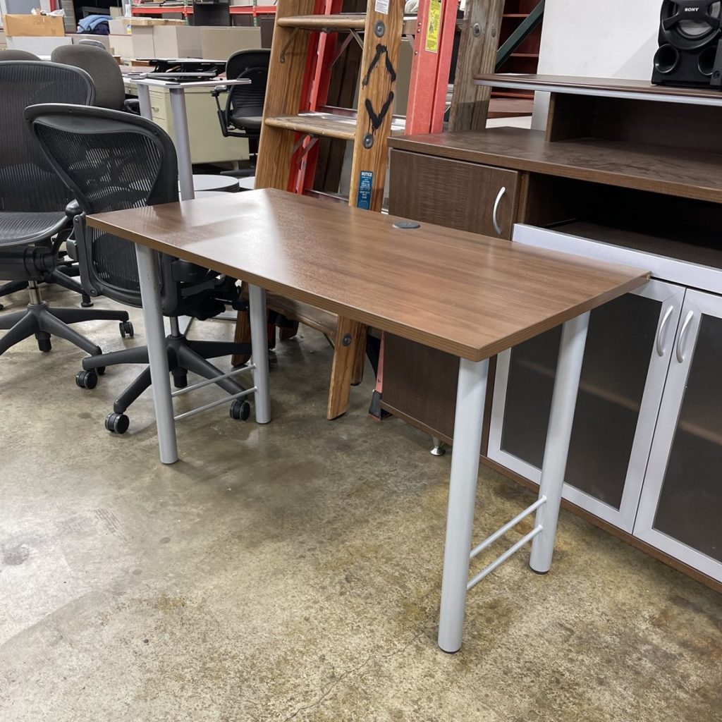 Express Walnut Table Desk 468.60 Better Office Furniture