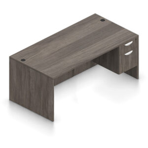 SL Desk Layout 33, 71x36" Desk with Box-File