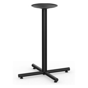 30" Bar Height Round Top Cafe Table with Cross Base - Image 2
