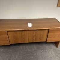Used Oak Storage Credenza