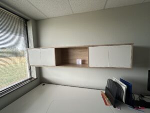 Used Aspen and White L Desk Office Set - Image 2