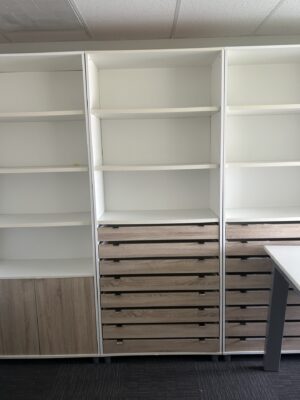 Used Tall Bookcases with Shallow Shelves