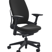 Steelcase Leap Fabric Chair – Black (46216179FBL)