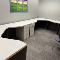 Used Global Zira Small Corner Left-Handed L Desk