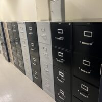 Used Metal 4 Drawer Vertical File Cabinet
