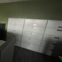 Used Metal 5 Drawer Lateral File Cabinet